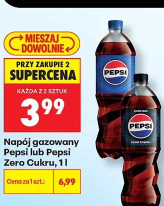 Pepsi Napój gazowany Zero Cukru 1 l