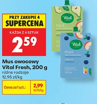 Vital Mus owocowy Fresh 200 g
