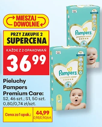 Pampers Pieluchy Premium Care 46 szt.