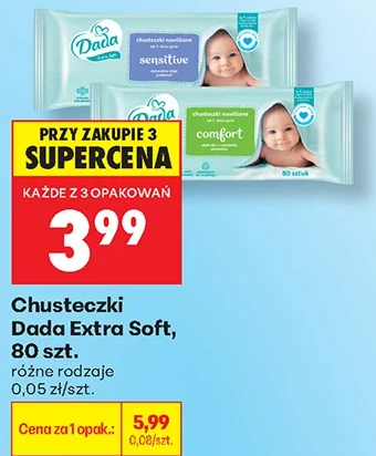 Dada Chusteczki Extra Soft 80 szt.
