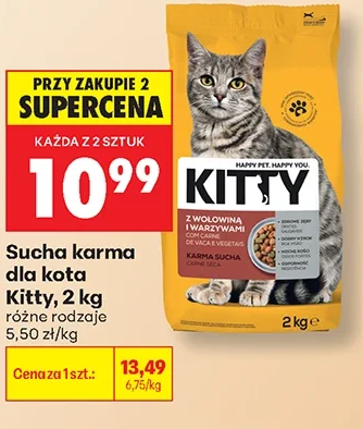 Kitty Sucha karma dla kota 2 kg