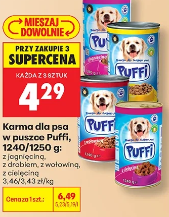Puffi Karma dla psa w puszce 1240 g