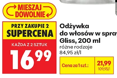 Gliss Odżywka do włosów w spray'u 200 ml