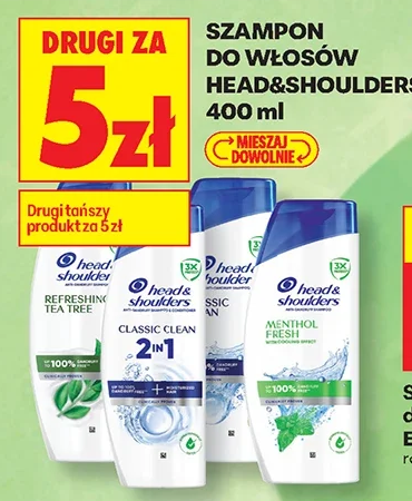 Szampon do włosów Head&Shoulders, 400 ml, różne rodzaje