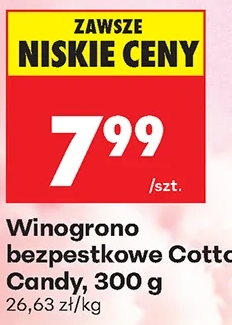 Winogrono bezpestkowe Cotton Candy 300 g