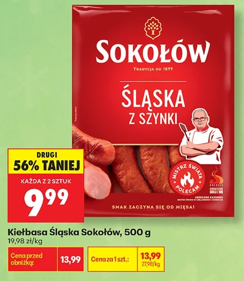 Sokołów Kiełbasa Śląska 500 g