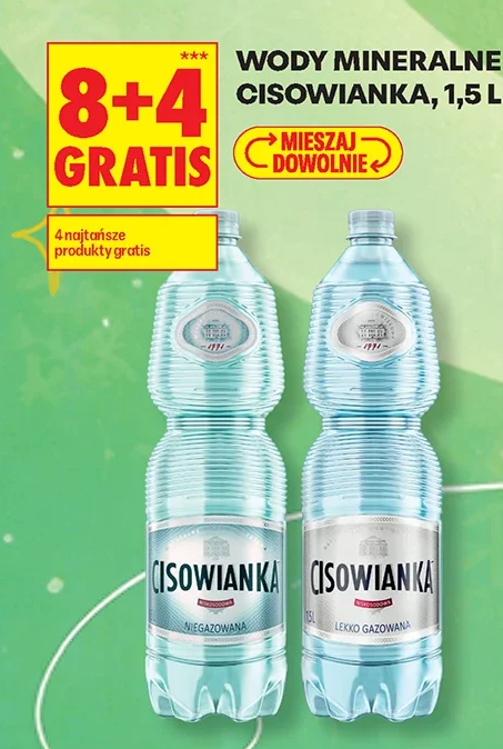 Wody mineralne Cisowianka, 1,5 l