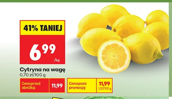 Cytryna na wagę 1 kg