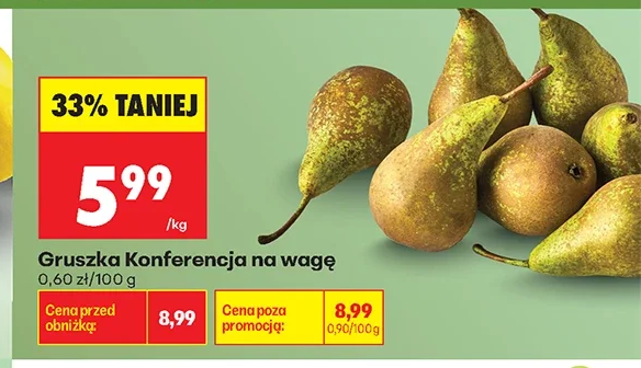 Gruszka Konferencja na wagę 1 kg