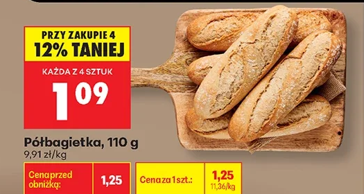 Półbagietka 110 g