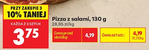 Pizza z salami 130 g