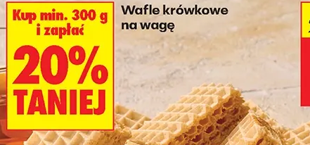 Wafle krówkowe na wagę