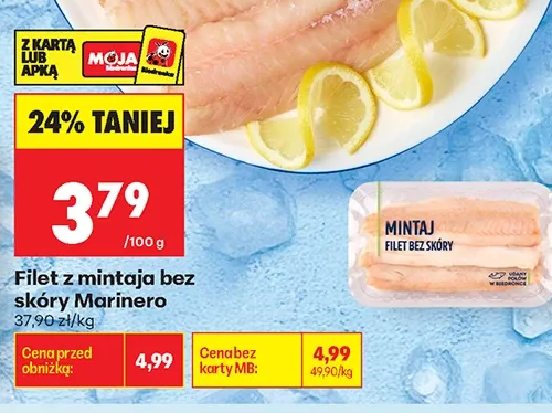 Marinero Filet z mintaja bez skóry 1 kg