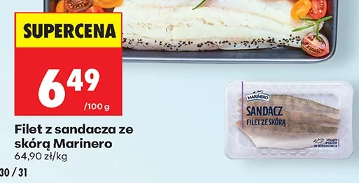 Filet z sandacza ze skórą 100 g