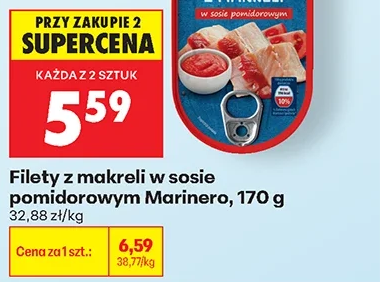 Filety z makreli w sosie pomidorowym 170 g