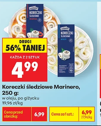 Marinero Koreczki śledziowe 250 g