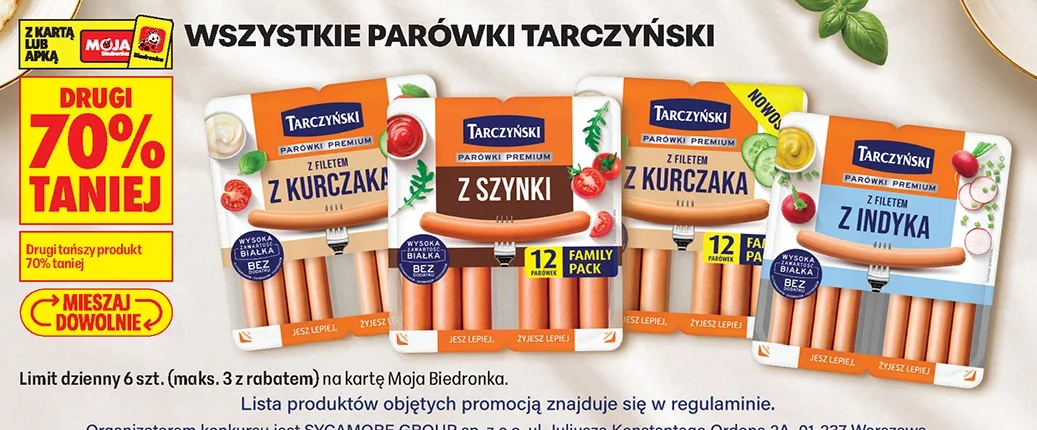Wszystkie parówki Tarczyński