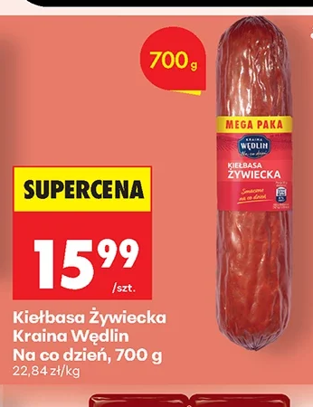 Kraina Wędlin Kiełbasa Żywiecka Na co dzień 700 g
