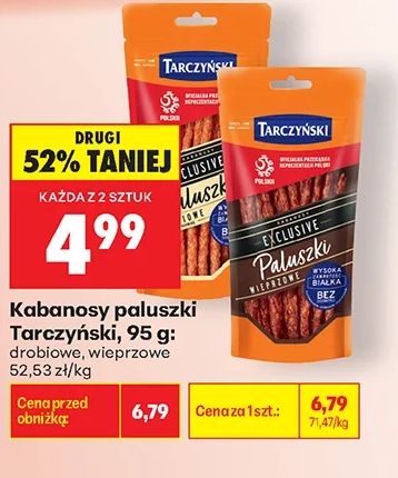 Tarczyński Kabanosy paluszki 95 g