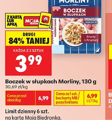 Morliny Boczek w słupkach 130 g
