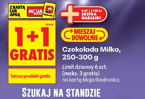 Czekolada Milka, 250–300 g