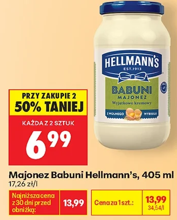 Hellmann's Majonez Babuni 405 ml