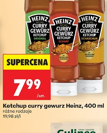 Heinz Ketchup curry gewurz 400 ml
