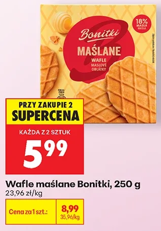 Bonitki Wafle maślane 250 g