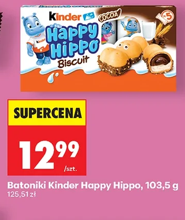 Kinder Batoniki Happy Hippo 103,5 g