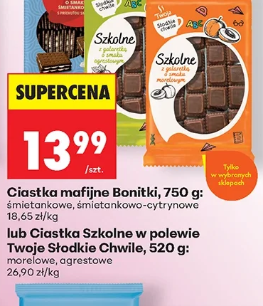 Twoje Słodkie Chwile Ciasteczka Szkolne w polewie 520 g