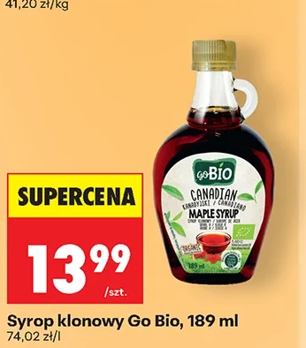 Go Bio Syrop klonowy 189 ml