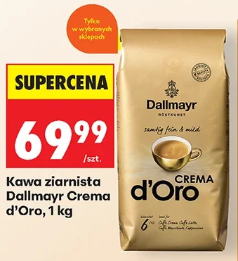 Dallmayr Kawa ziarnista Crema d’Oro 1 kg