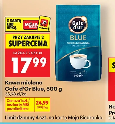 Cafe d’Or Kawa mielona Blue 500 g