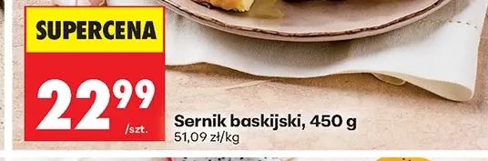Sernik baskijski 450 g
