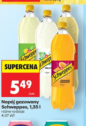 Schweppes Napój gazowany 1,35 l