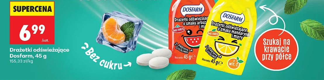 Dosfarm Drażetki odświeżające 45 g