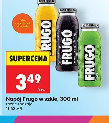 Frugo Napój w szkle 300 ml