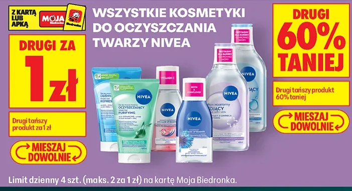 Wszystkie kosmetyki do oczyszczania twarzy Nivea