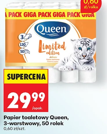 Queen Papier toaletowy, 3-warstwowy