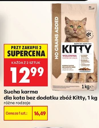 Kitty Sucha karma dla kota bez dodatku zbóż 1 kg