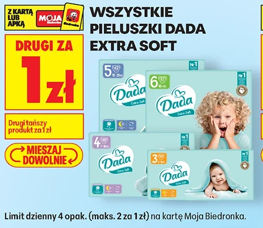 Wszystkie pieluszki Dada Extra Soft
