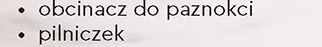 Obcinacz do paznokci 1 szt.