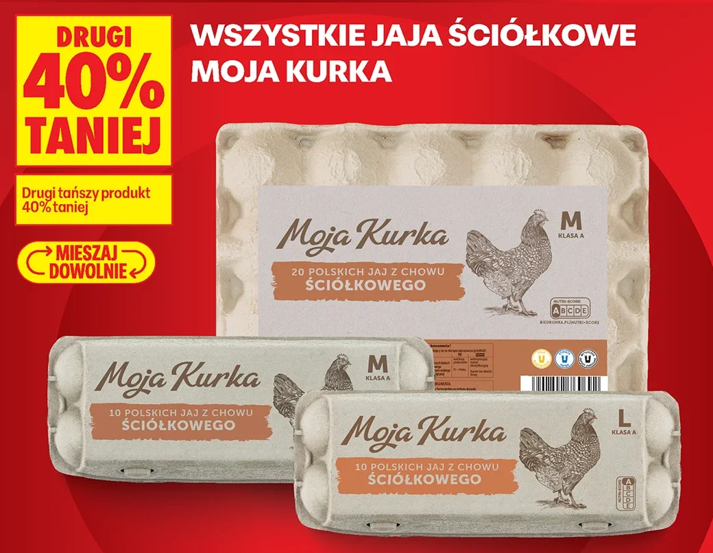 Wszystkie jaja ściółkowe Moja Kurka