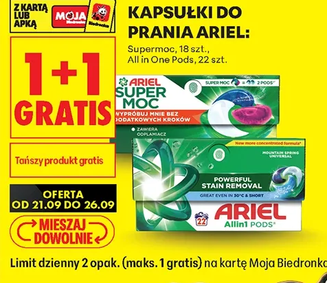Kapsułki do prania Ariel