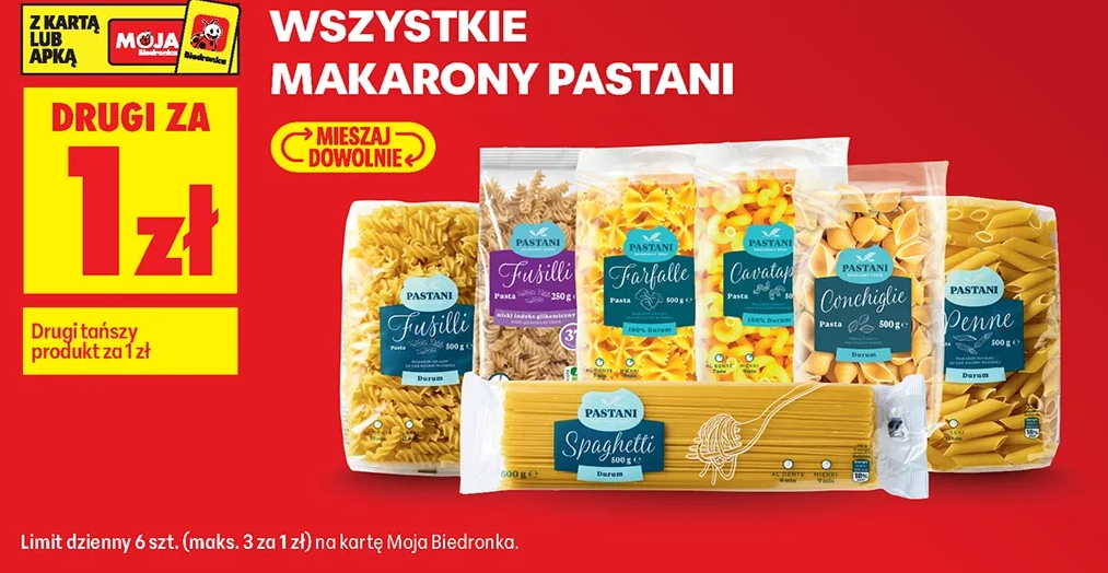 Wszystkie makarony Pastani