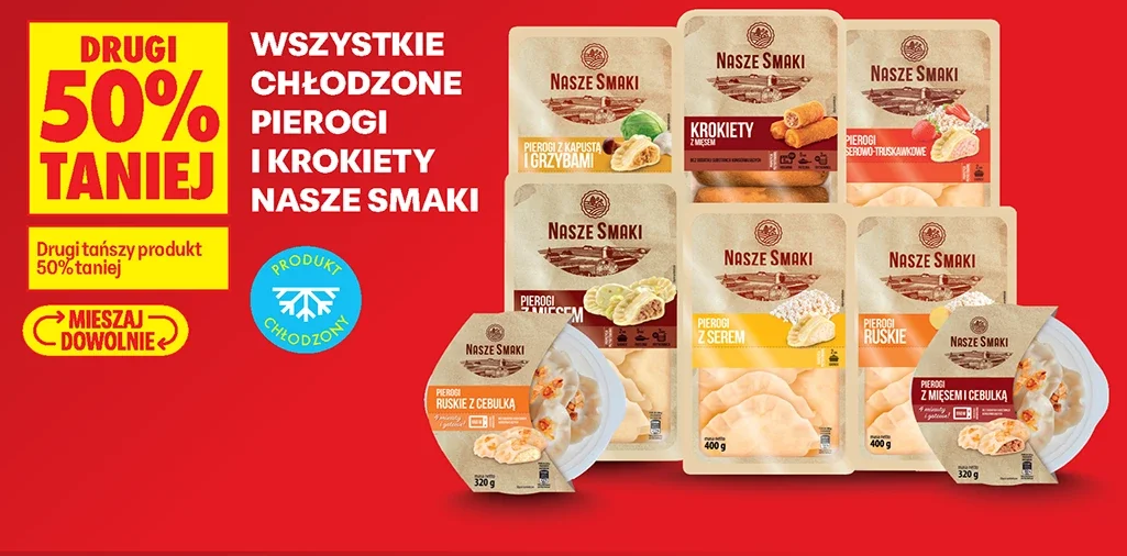 Wszystkie chłodzone pierogi i krokiety Nasze Smaki