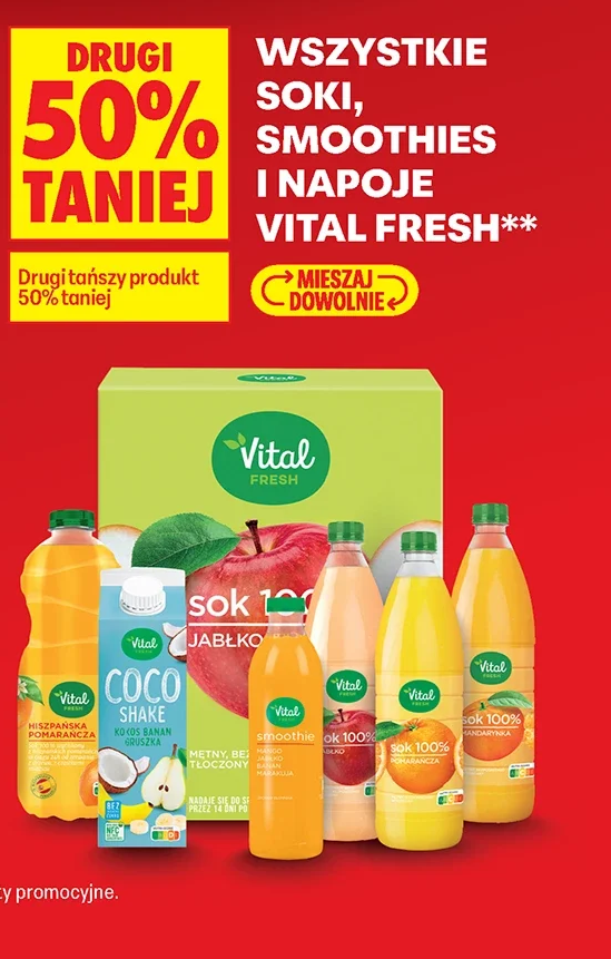 Wszystkie soki, smoothie i napoje Vital Fresh