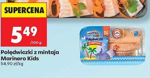 Marinero Polędwiczki z mintaja Kids 1 kg