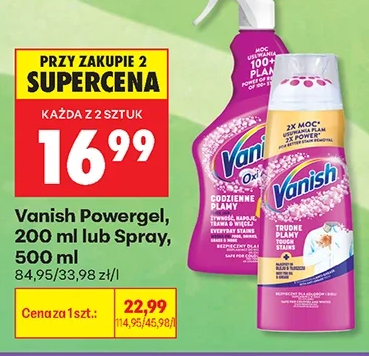 Vanish Powergel lub Spray 200 ml