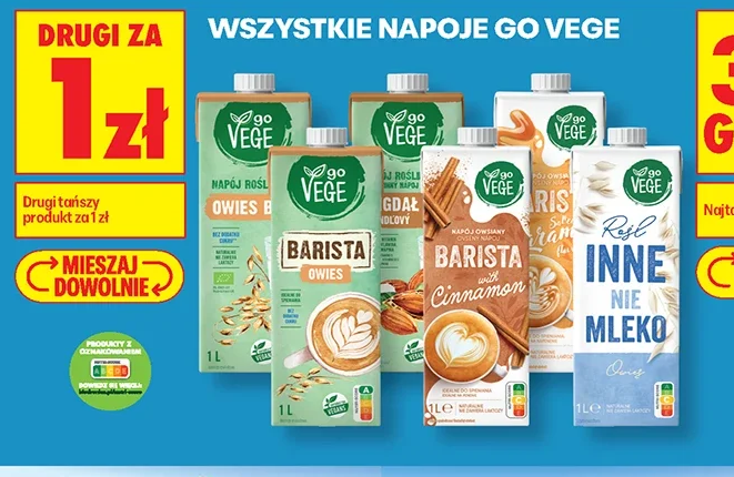 Wszystkie napoje Go Vege